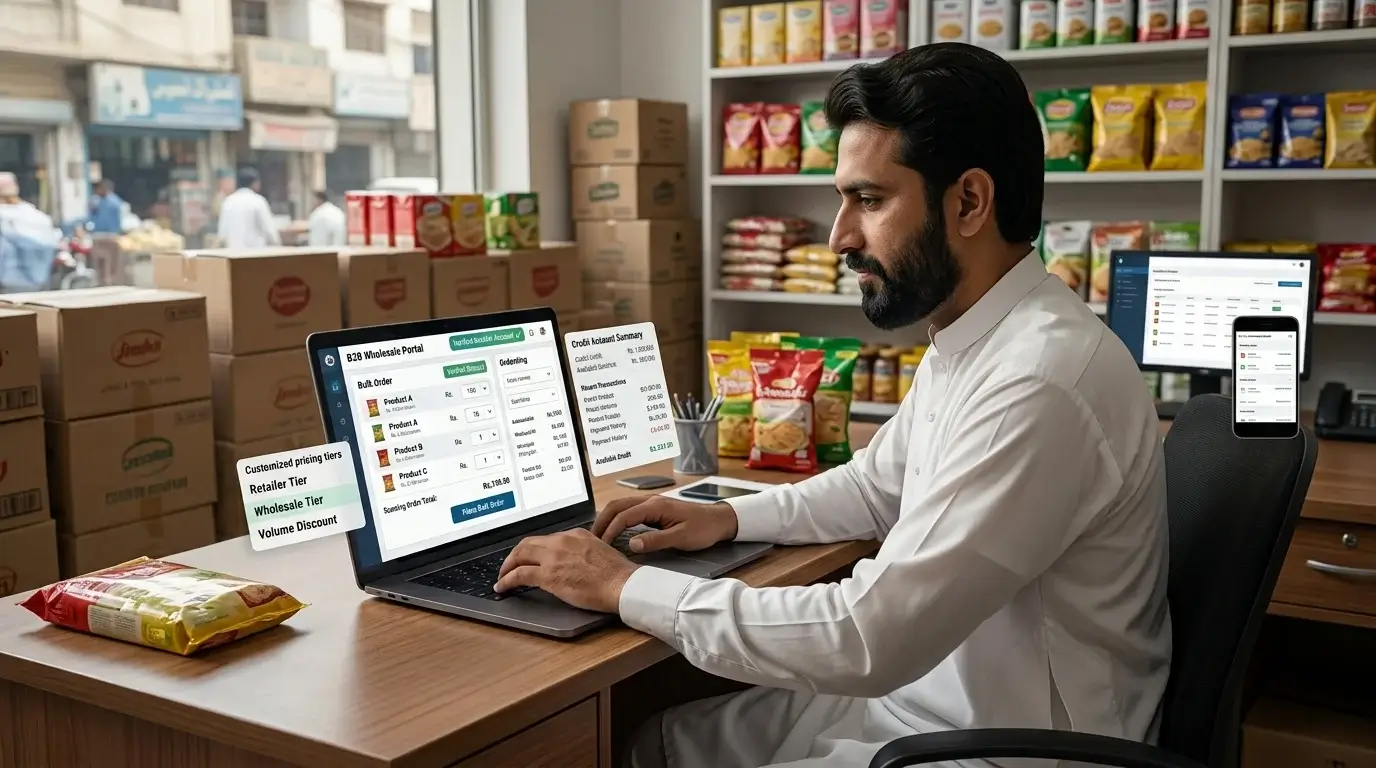 B2B Wholesale & Distributor Portals (FMCG)
