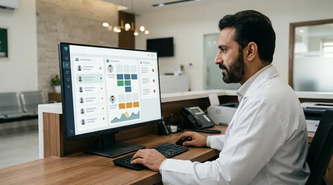 Clean Admin Front-Desk Dashboards