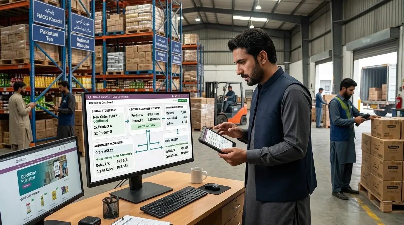 Odoo ERP & Supply Chain Syncing